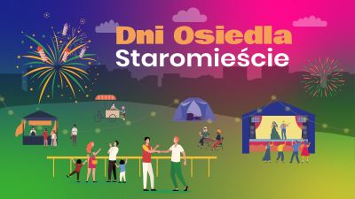 Grafika promująca Dni Osiedla Staromieście